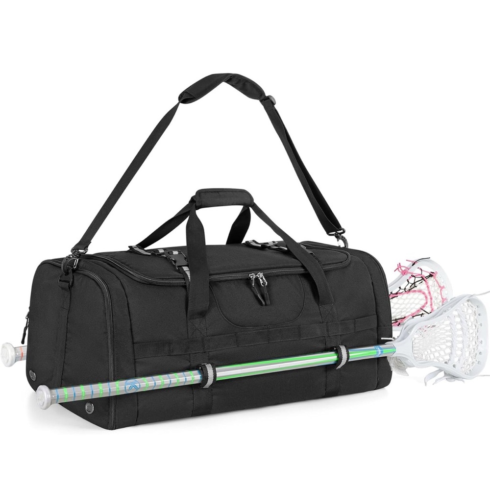 NWOT Large Lacrosse Duffel Black